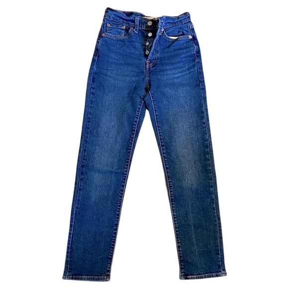 Levi's Wedgie Straight Jeans Size 25 - Picture 4 of 7